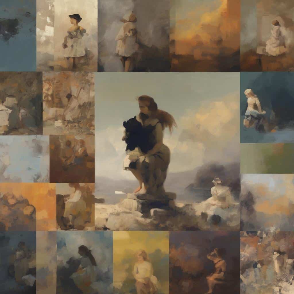 ρομαντισμός και αντίθεση με τον κλασικισμό, πίνακες ζωγραφικής, ρομαντικός και κλασικός διάκοσμος, επαναστατικά και κλασικά στοιχεία, τέχνη, ιστορία και λογοτεχνία.